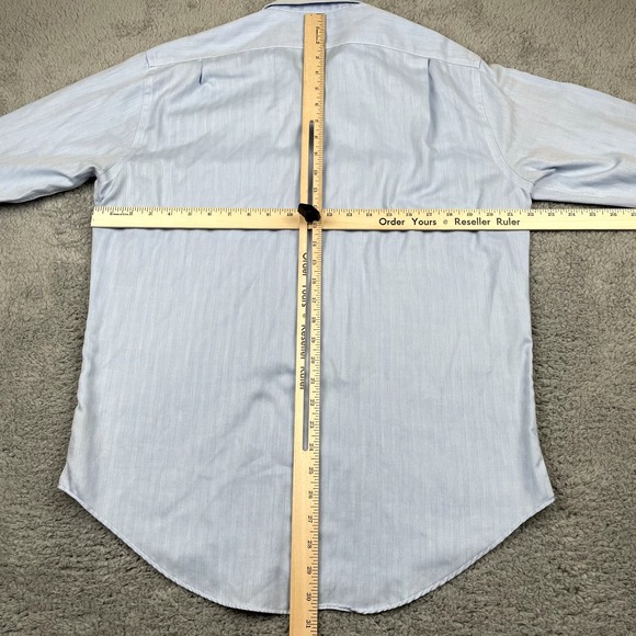 Lauren Ralph Lauren RLL Shirt‎ Button Up Mens Medium 15 32/33 Blue Long Sleeve - Picture 6 of 10
